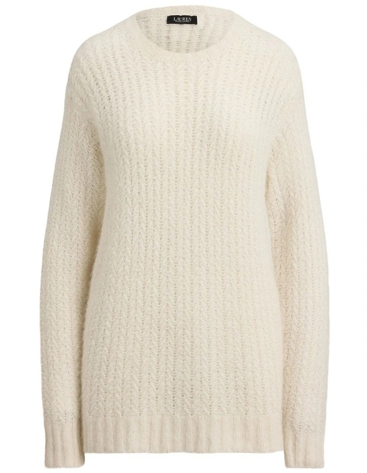 Herringbone Oversize Sweater image 4