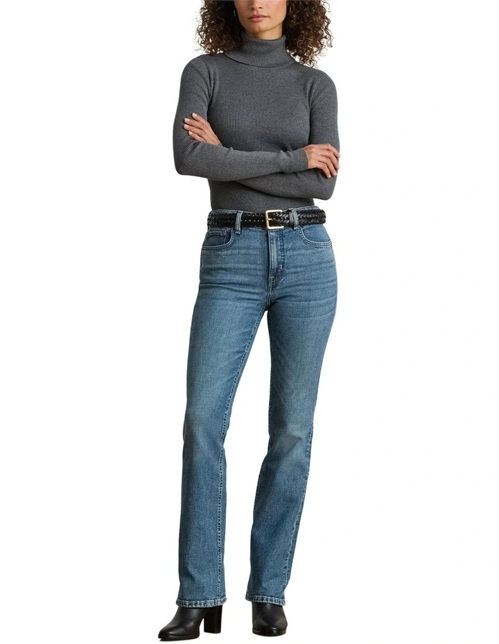 Ribbed Turtleneck Sweater image 3