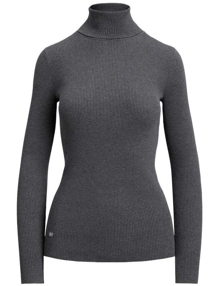 Ribbed Turtleneck Sweater image 4