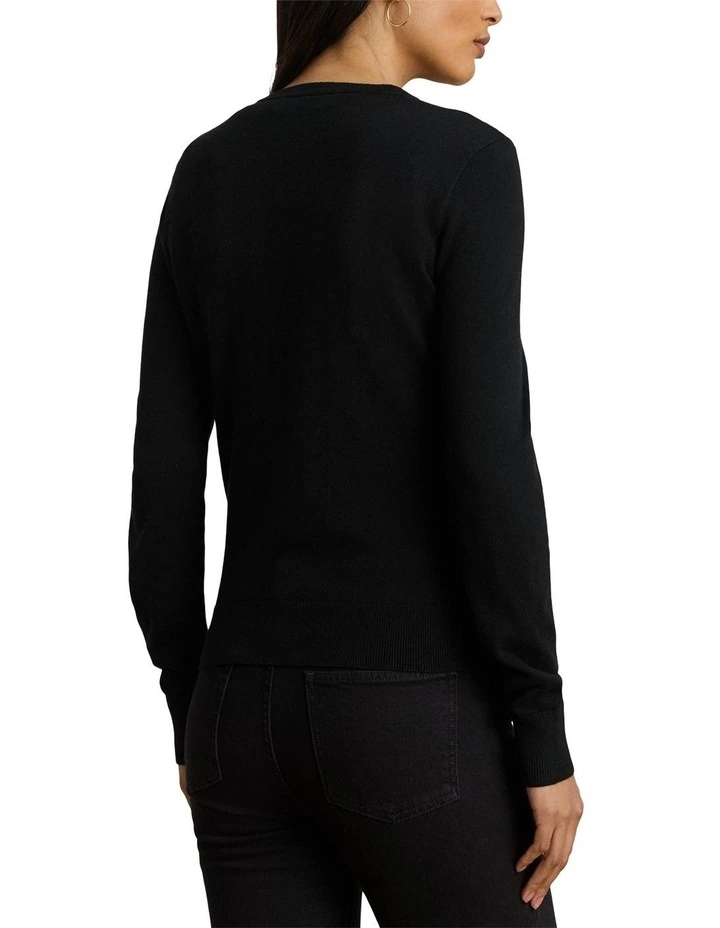 Belting-Print Cotton-Blend Cardigan image 2