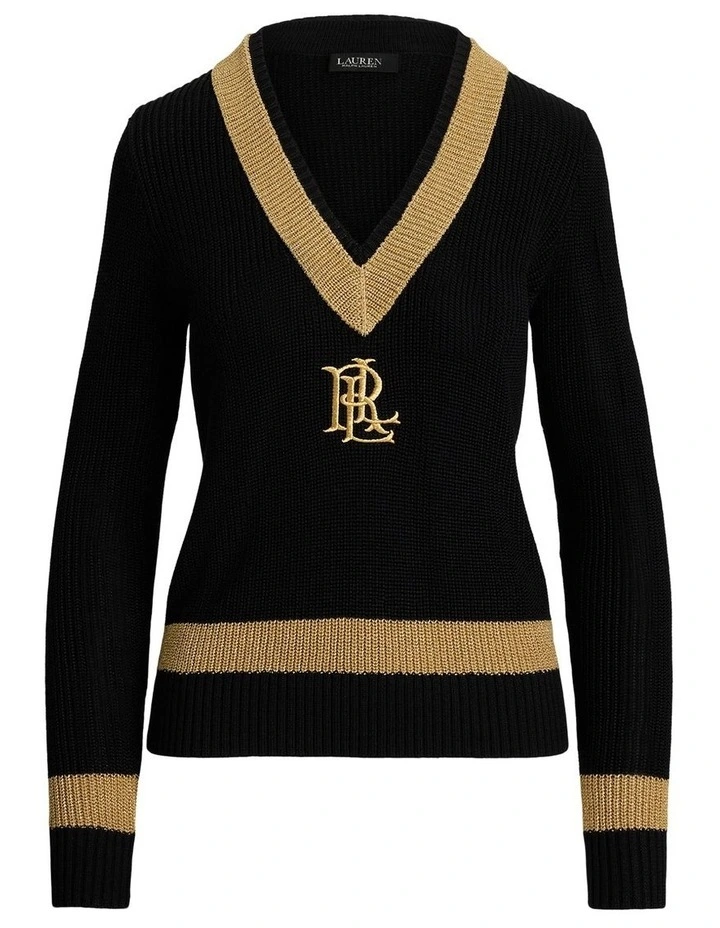 Metallic-Trim Cricket Sweater image 4
