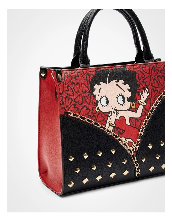 Betty Boop Shoulder Bag in Multi image 4