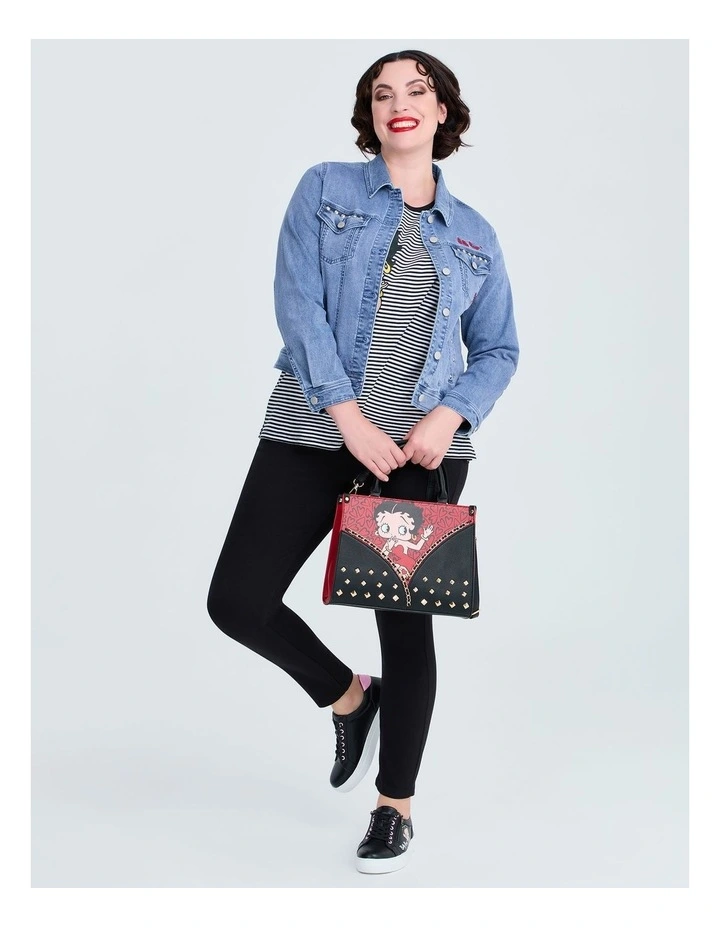 Betty Boop Shoulder Bag in Multi image 6