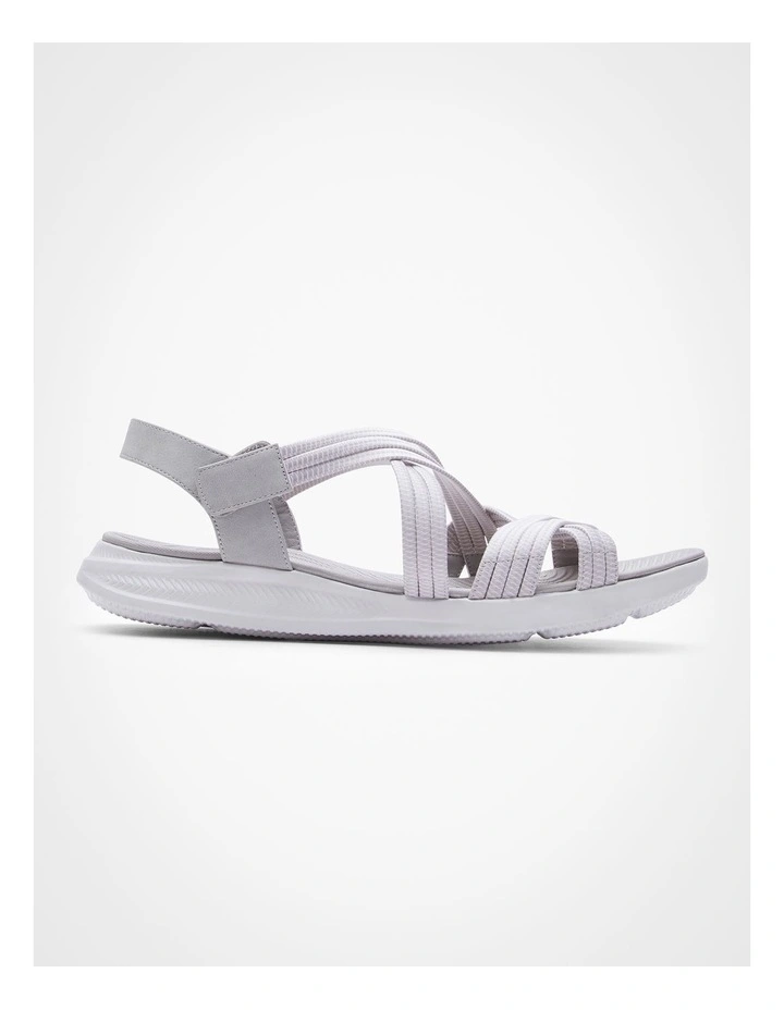 Elastic Comfort Sandal in Grey image 1