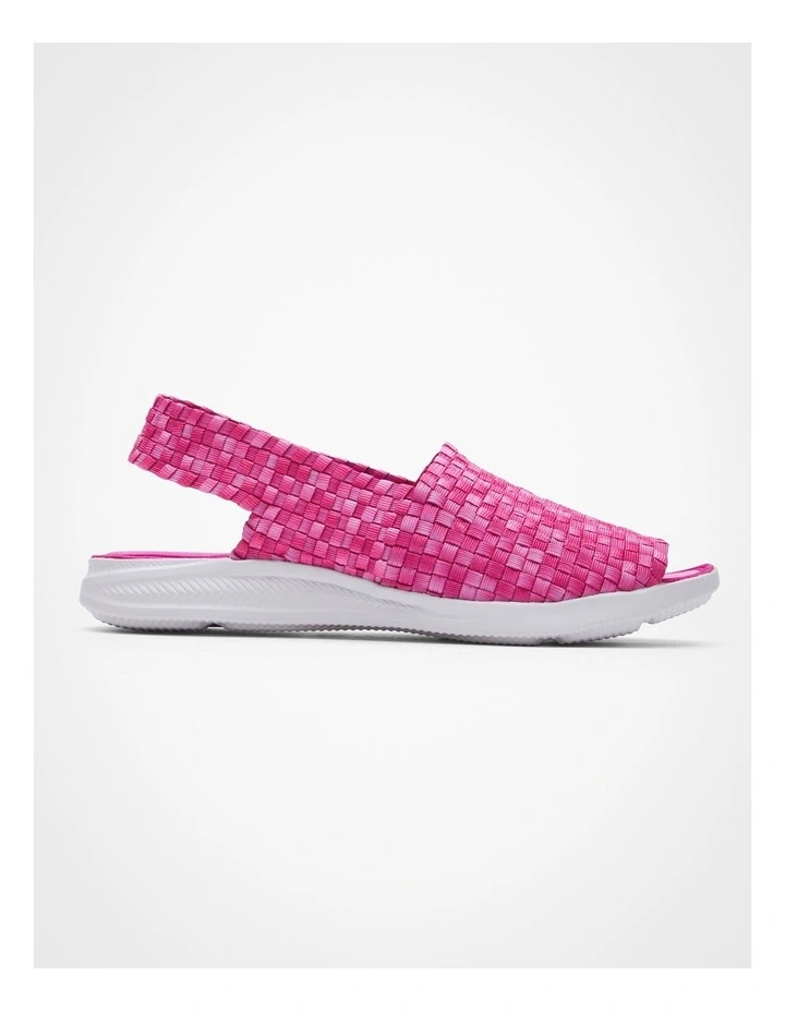 Woven Stretch Slingback in Pink image 1