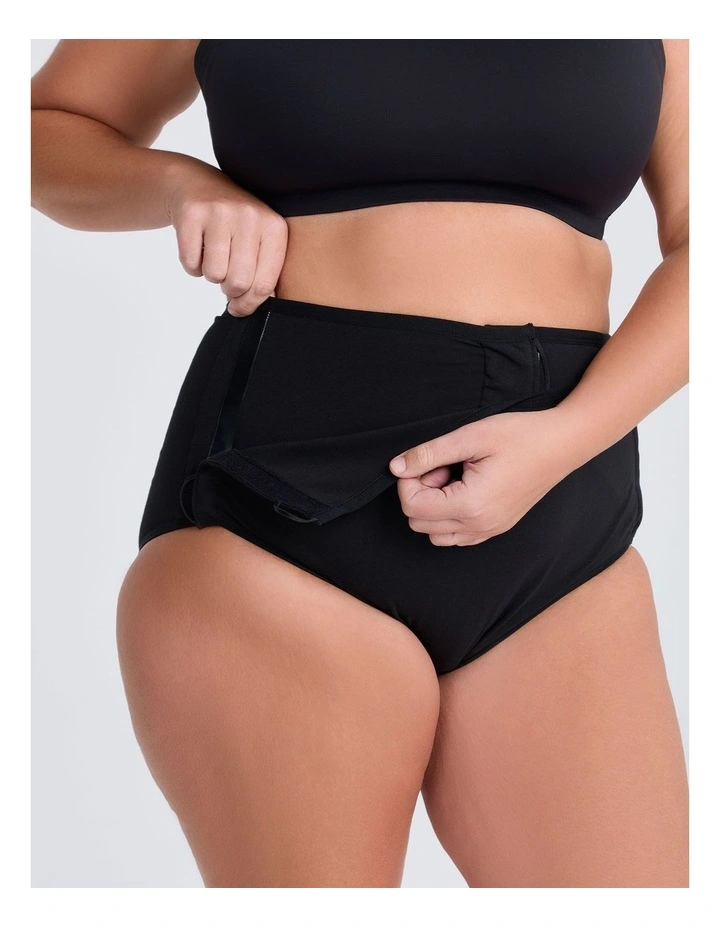 Adaptive Cotton Full Brief Black image 4