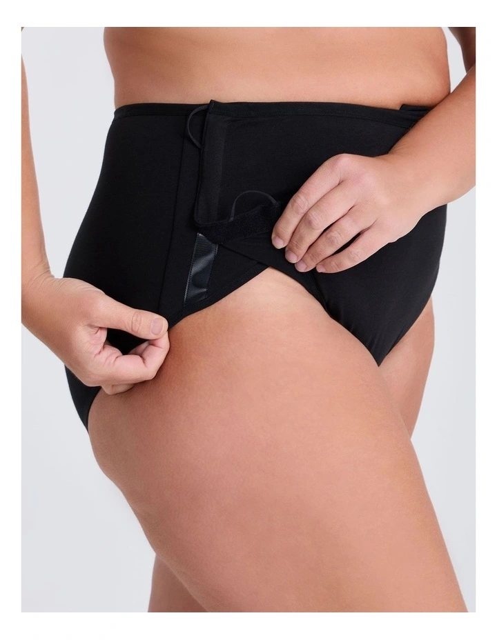 Adaptive Cotton Full Brief Black image 5