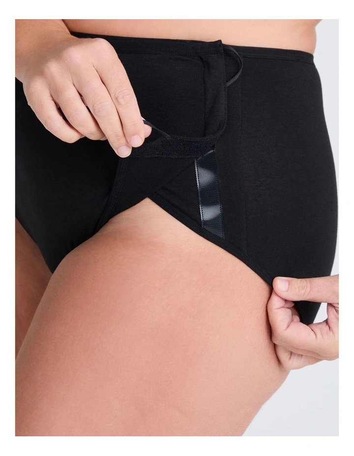 Adaptive Cotton Full Brief Black image 6