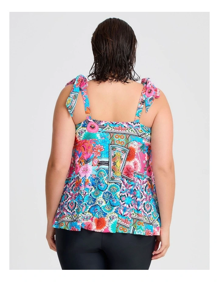 Botanica A-line Tie Tankini Print image 2
