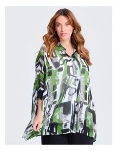 Chiffon Anika Shirt in Print