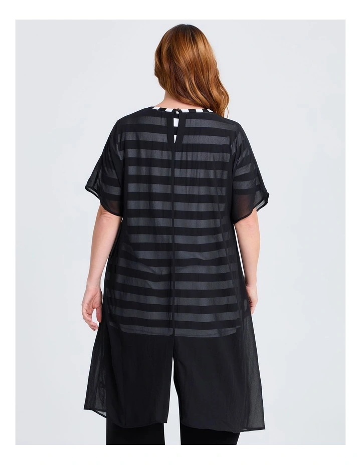 Chiffon Amara Top Black image 2