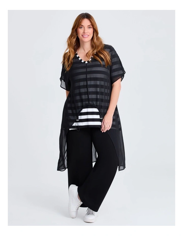 Chiffon Amara Top Black image 3