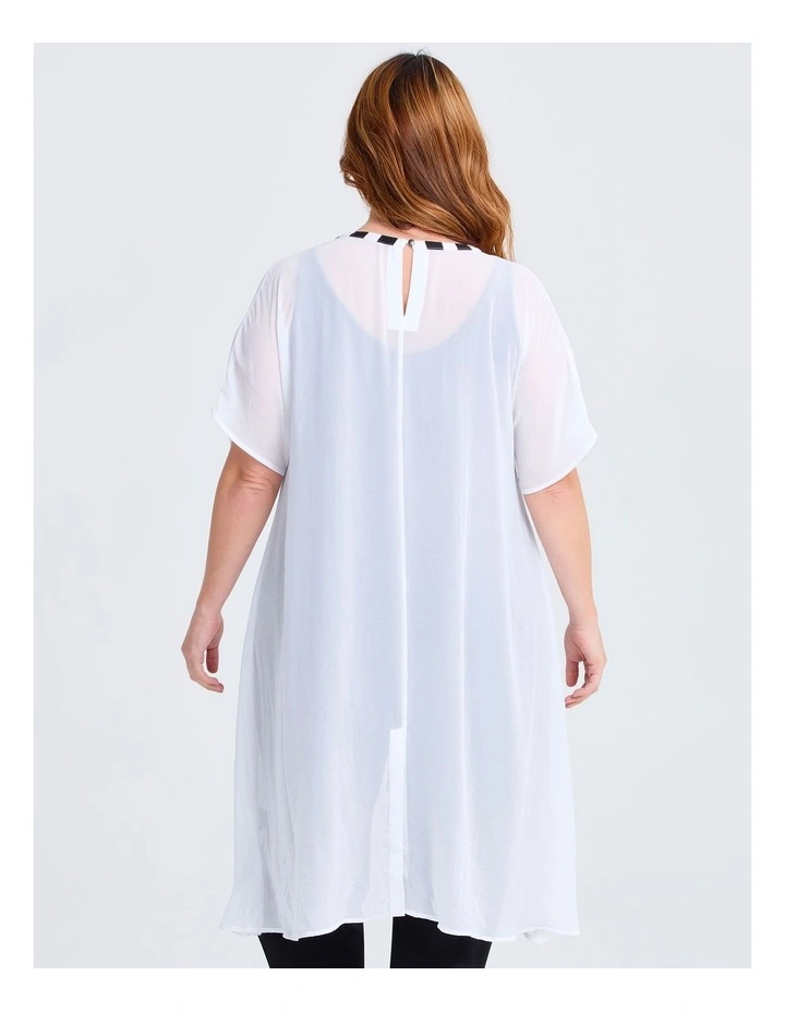 Chiffon Amara Top White image 2