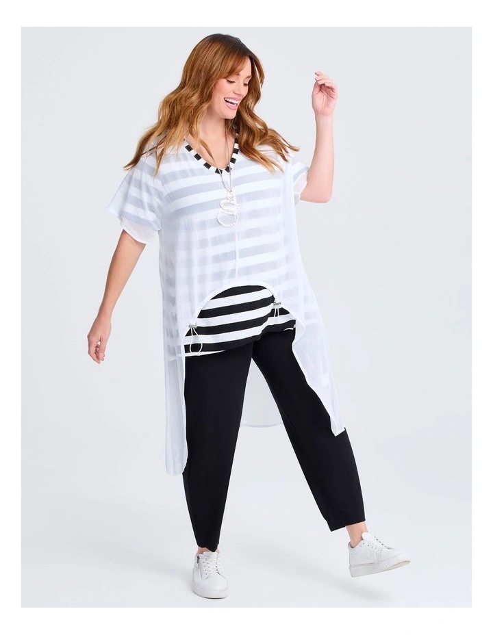 Chiffon Amara Top White image 3