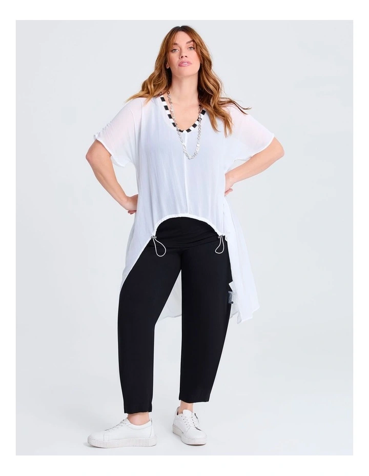 Chiffon Amara Top White image 4