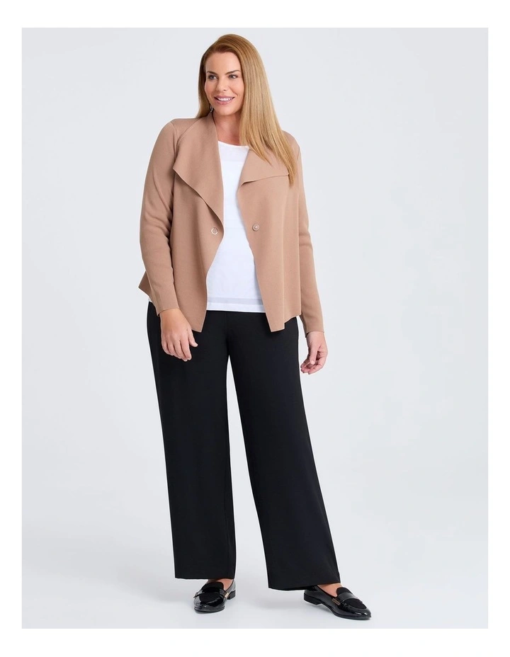 Urban Milano Natural Cardigan in Mocha image 4