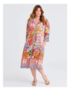 Natural Mystic Sunrise Dress in Print