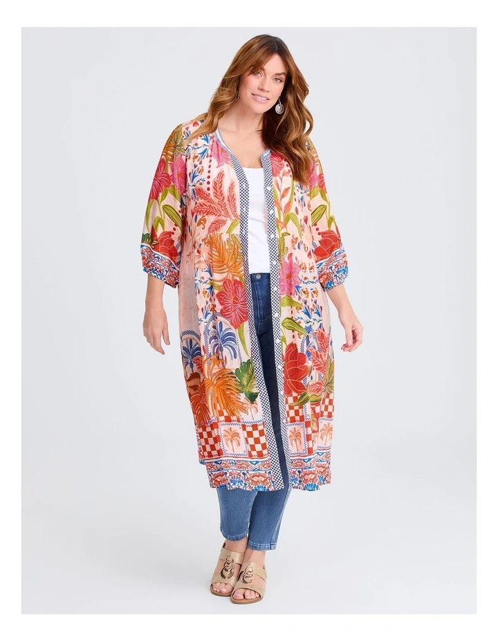 Natural Mystic Sunrise Dress in Print image 3