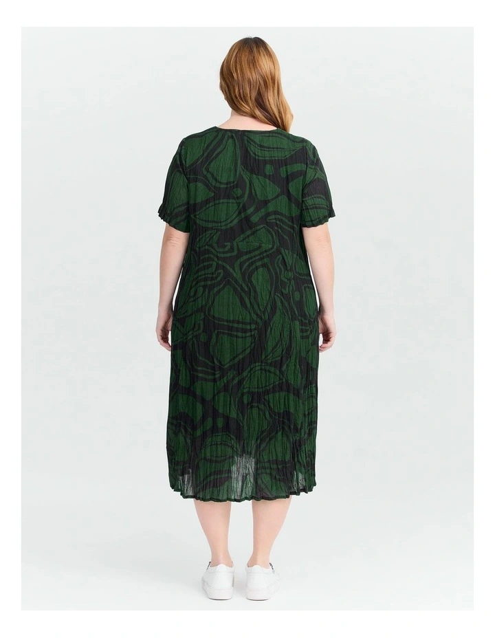 Cotton Gauze Favourite Dress Wild Abstract Print image 2