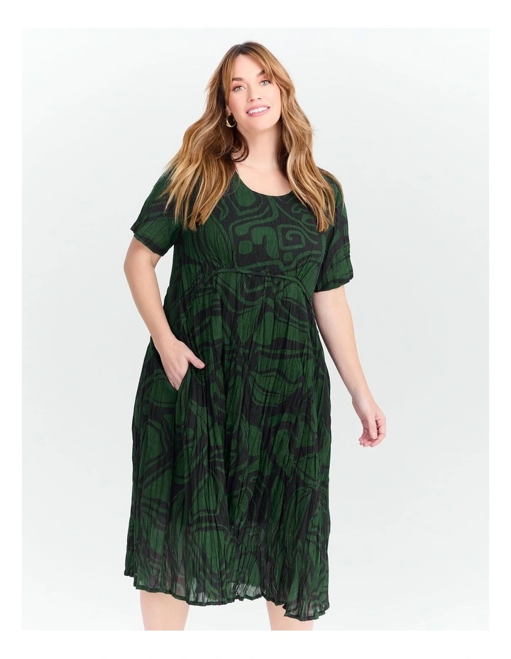 Cotton Gauze Favourite Dress Wild Abstract Print image 3