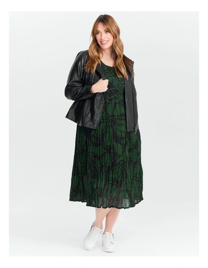 Cotton Gauze Favourite Dress Wild Abstract Print image 4