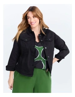 Coloured Everyday Jacket Black