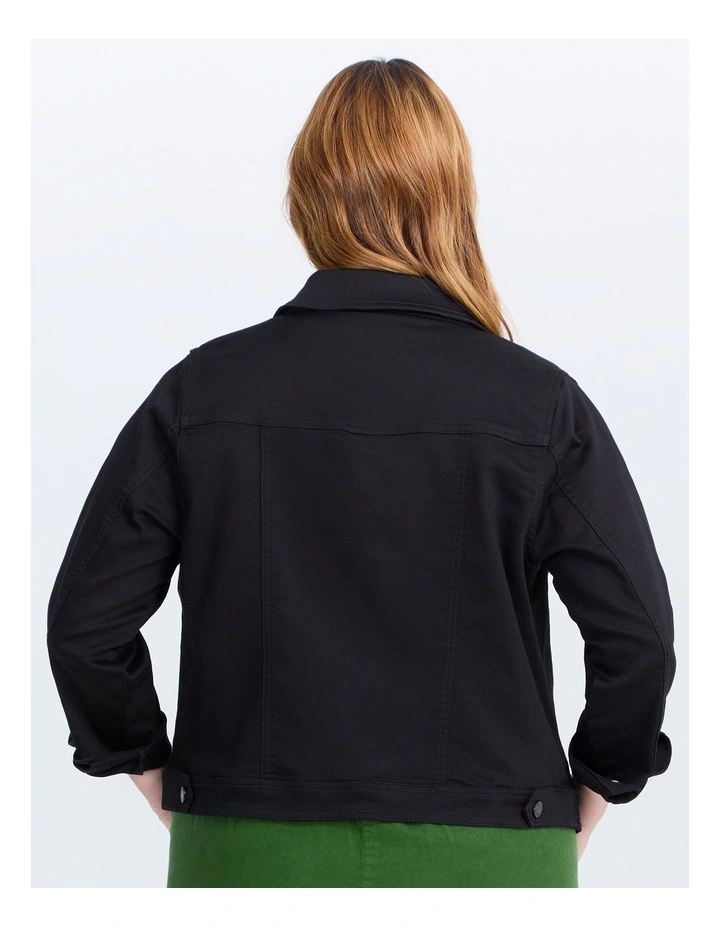 Coloured Everyday Jacket Black image 2