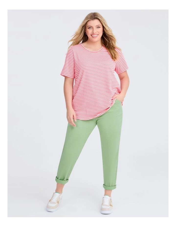 Lyocell Blend Washed Jogger Cactus Green image 3