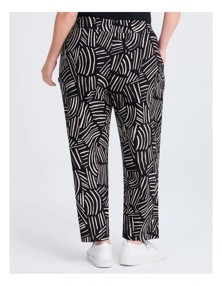 Natural Kiara Abstract Pant Print image 2