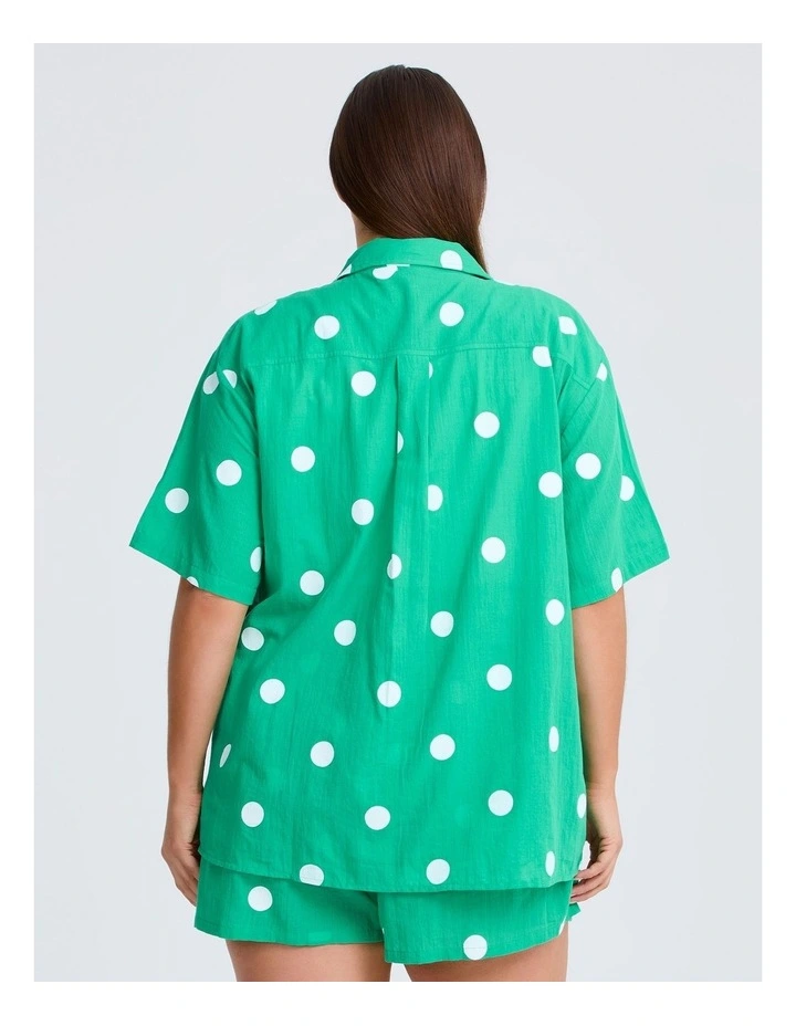 Cotton Spot Beach Shirt Print image 2