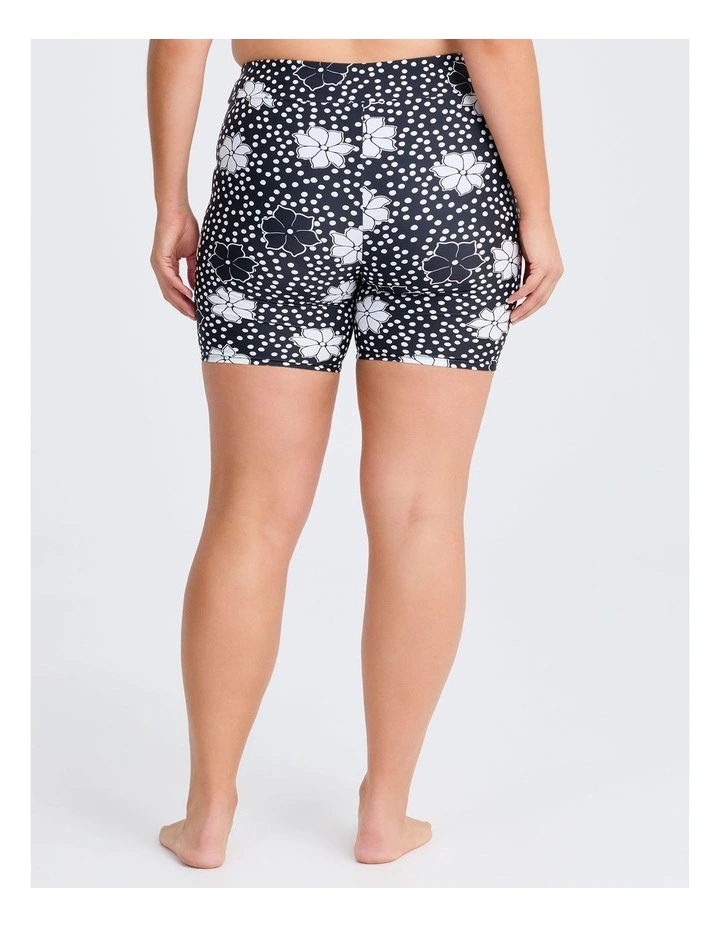 Floral Dot Swim Short in Multi image 2