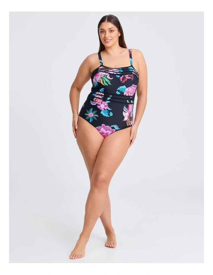 Island Getaway Bind Swimsuit in Print image 3