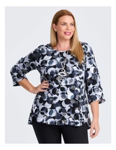 Ruby Rouge Spot Natural Top in Multi