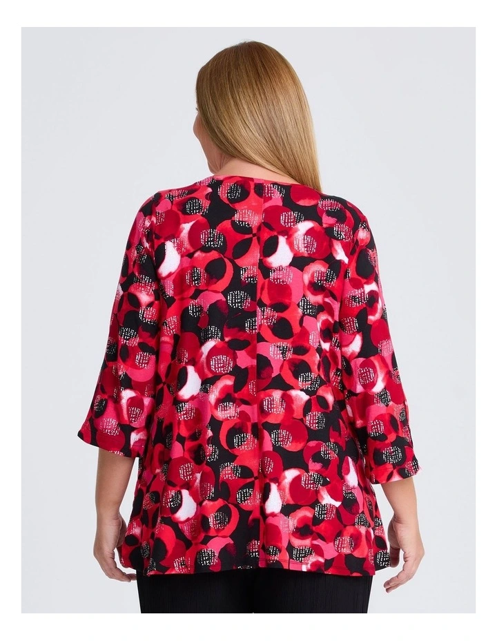 Ruby Rouge Spot Natural Top in Multi image 2