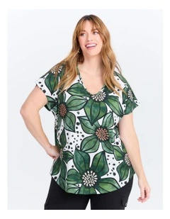 Cotton Urban Floral T-shirt Print