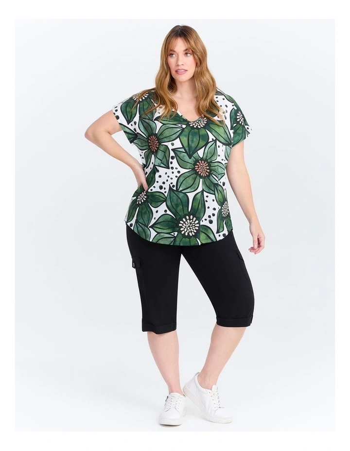 Cotton Urban Floral T-shirt Print image 4