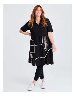 Natural Aria Tunic in Black