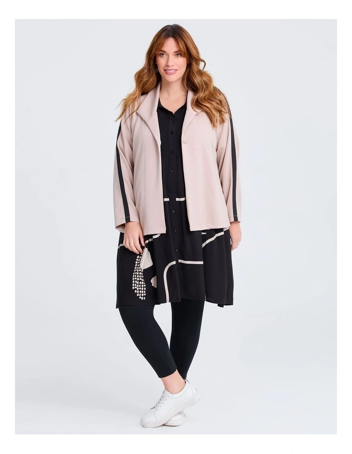 Natural Aria Tunic in Black image 5