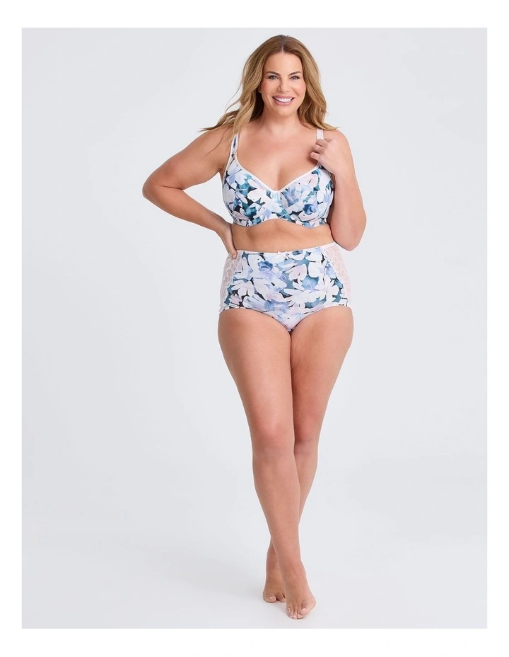 Underwire Soft Cup T-shirt Bra in Print image 3