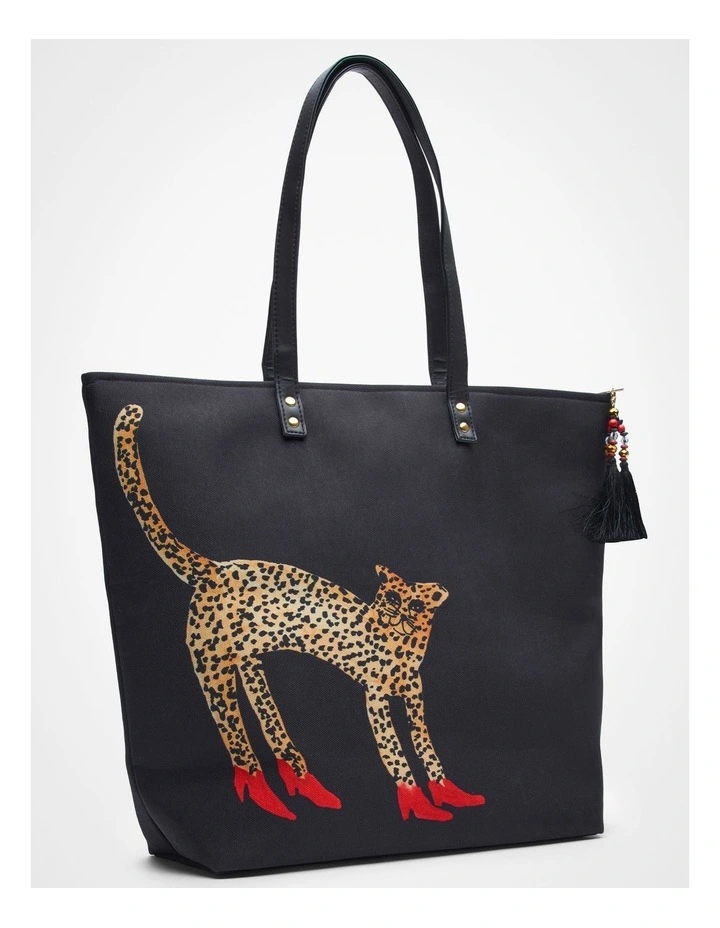 Bouffants Tote Bag Black image 2
