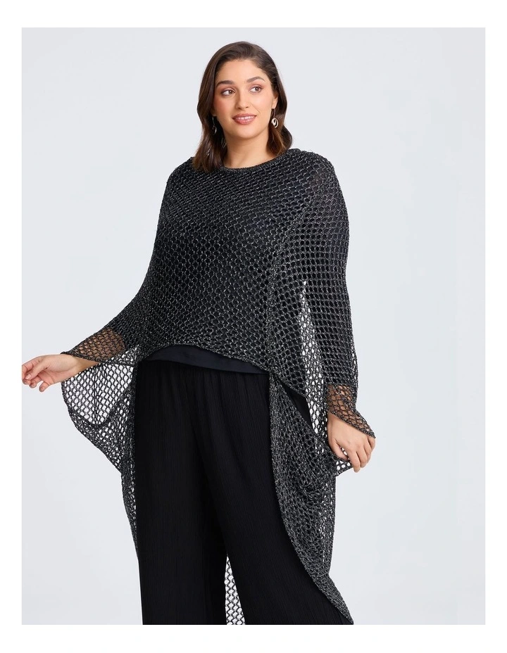 Hi Low Dressy Cape Black image 1