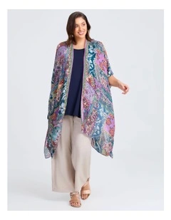Spliced Paisley Cape Multi