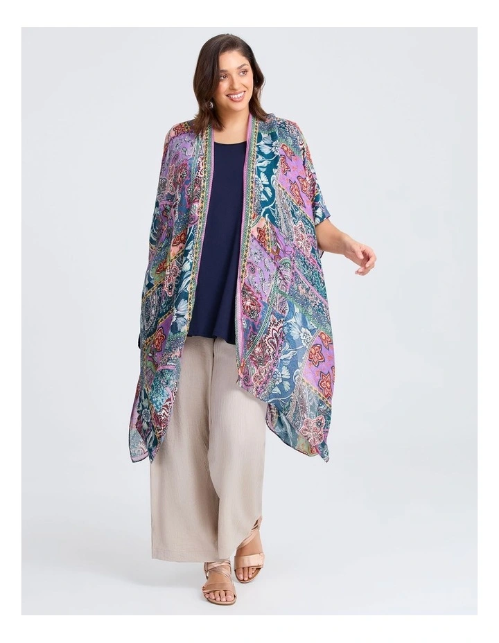 Spliced Paisley Cape Multi image 1