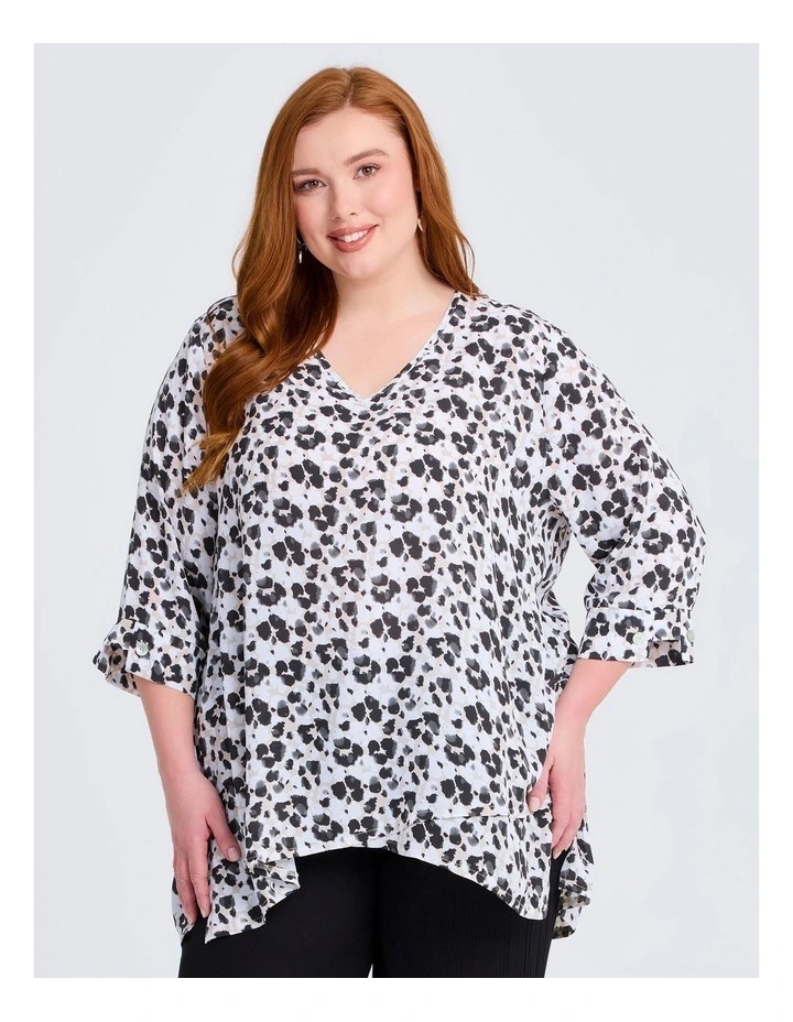 Libby Swing Top Animal Print image 1