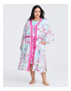 Paris Bloom Robe Print