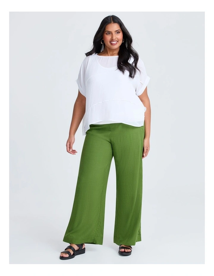 Chiffon Miley Overtop in White image 3