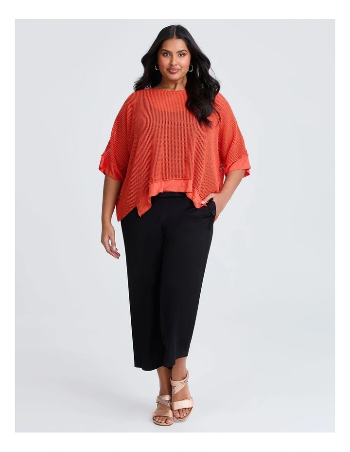 Olivia Layering Overtop in Tigerlily Orange image 3