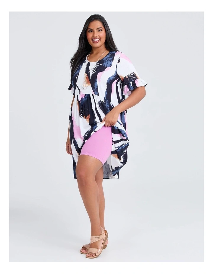 Everyday Empire Natural Dress Dark Indigo Print image 4