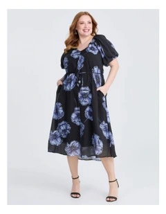 Poppy Tencel Midi Dress Floral