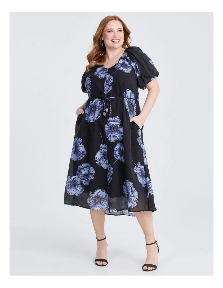 Poppy Tencel Midi Dress Floral image 1